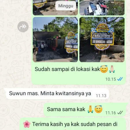 Pengiriman Papan Bunga Duka Jatipecaron Gubug